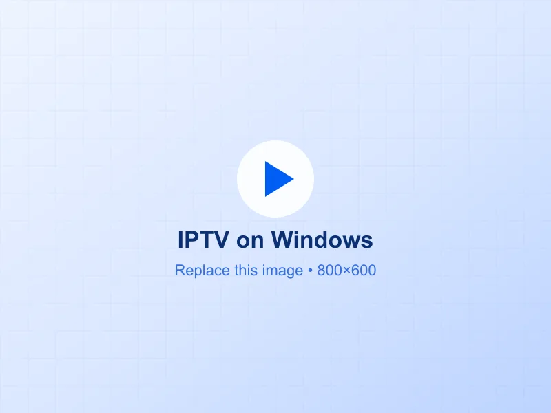 Man watching 4K IPTV movie stream on a Windows gaming PC setup