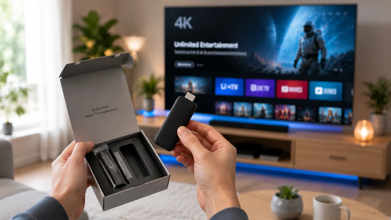 Cord-cutter testing IPTV trial checklist on Firestick with TiviMate guide
